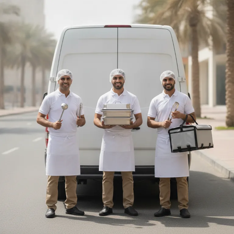 Catering team in Dubai Silicon Oasis